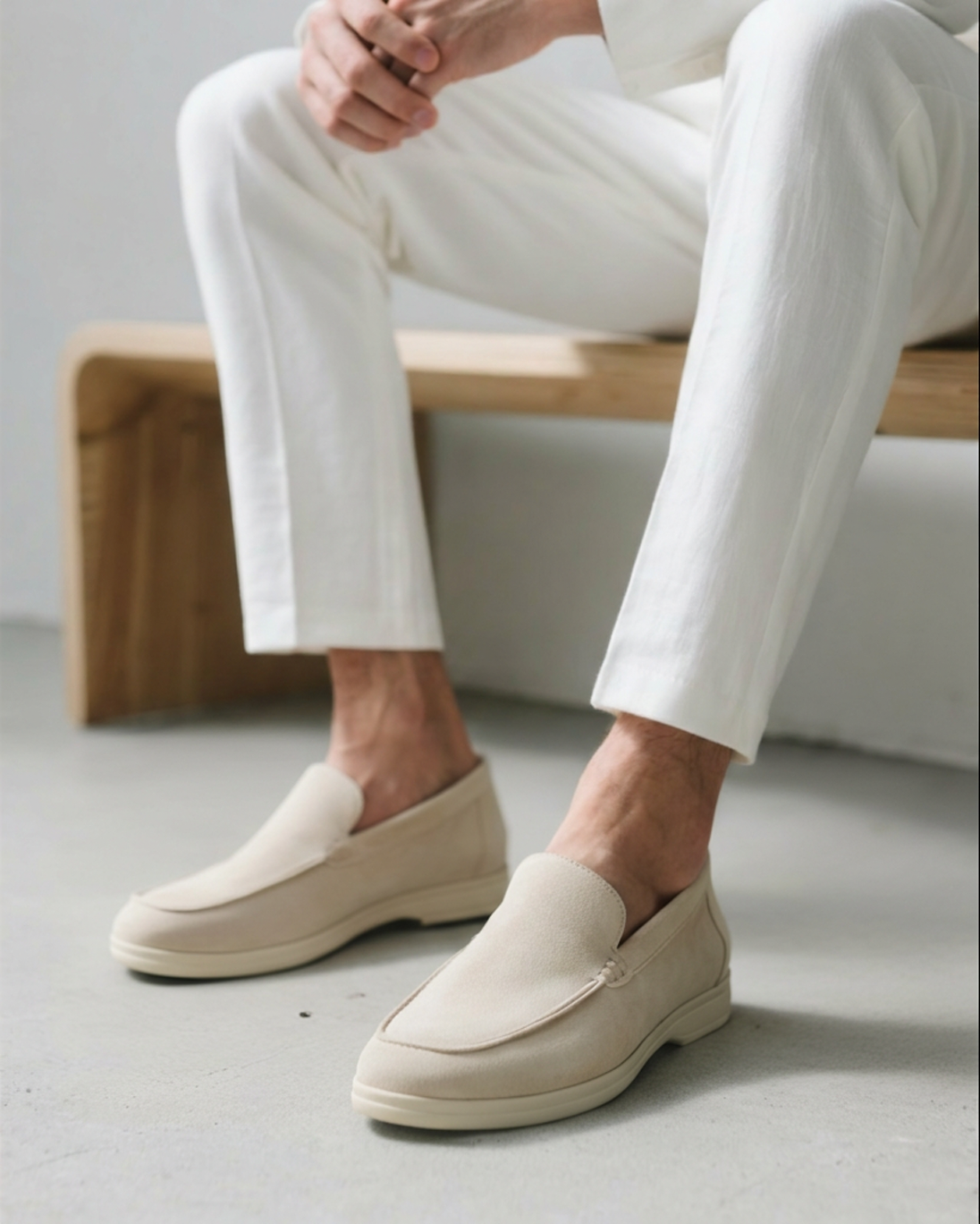 Suede Loafers